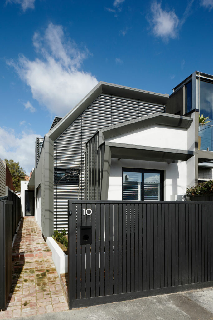 Maike Design exterior facade with louvre shading