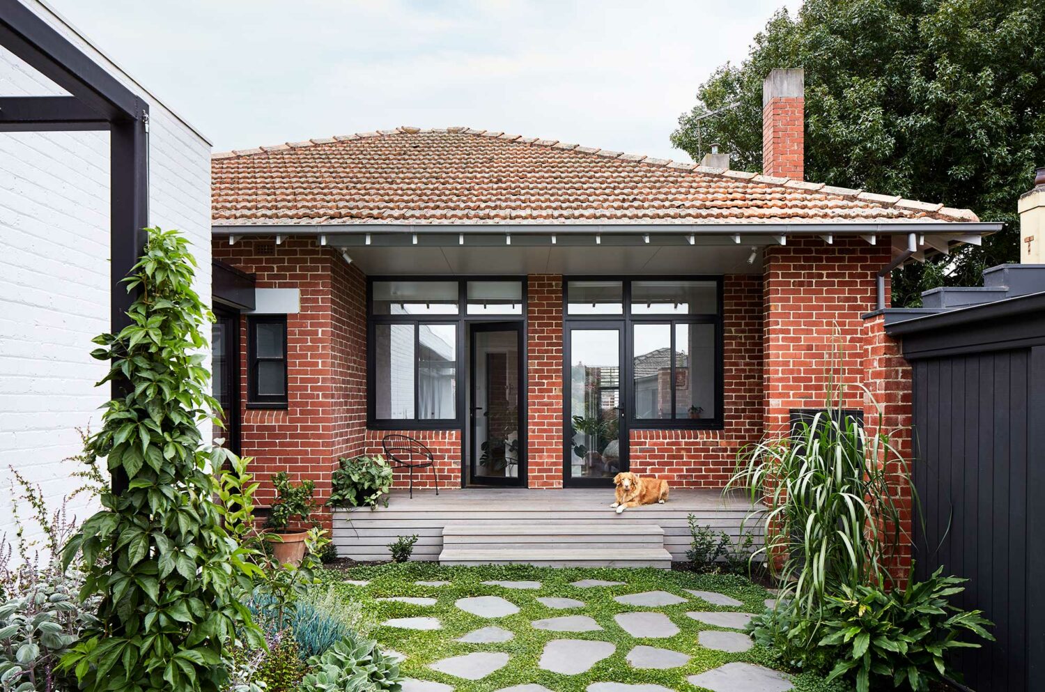 Maike Design renovated Californian Bungalow and extension with beautiful garden